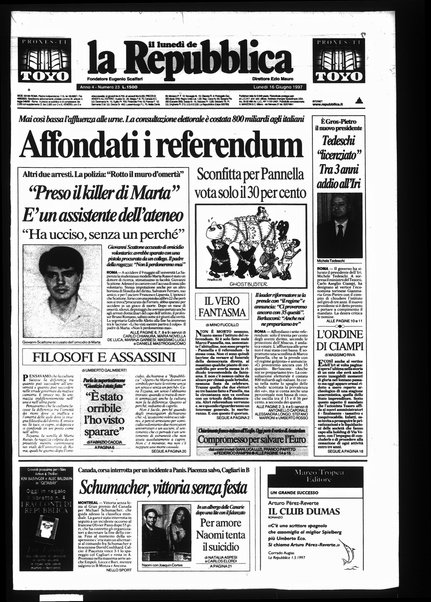 Il lunedì de La repubblica